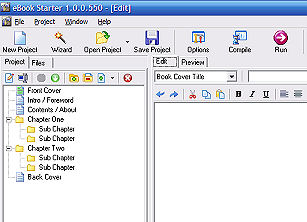 ebook software editor screen shot